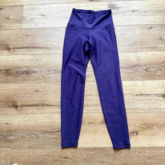 Old Navy Active Elevate Legging Go-Dry Purple/Blue Medium Compression Sz XS GUC - Picture 2 of 7